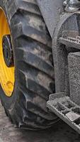 Extreme offroad wheel spinning in a dirty water video