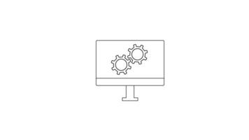 Simple Placeholder with Gray Background and Sidebars A Generic Template video