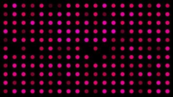 pink dots blinking animation video
