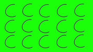 group of hand drawn circles video