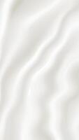 Abstract waving white textile portrait background milk creamy oil wavy texture surface liquid pattern wave silk satin fabric cloth fluttering material animation motion design business ads wallpaper video