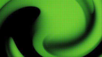 astratto verde e nero punto mezzitoni astratto modello con liscio curve Perfetto per moderno evento celebrazione temi e creativo grafico design progetti video