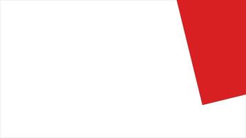 Smooth transition animation using tricolor scheme video