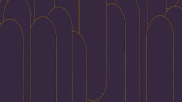 resumen púrpura fión consiste de un suave movimiento de intersectando líneas y geométrico formas, fondo de pantalla desde formas video