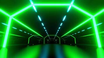 verde e ciano informatica autostrada per dati città sfondo vj ciclo continuo nel 4k video