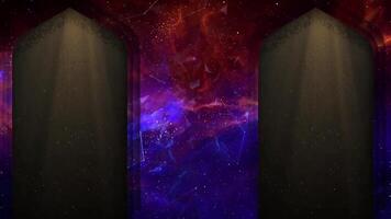 Islamic Title Screen Animation with Dual Text Placement video