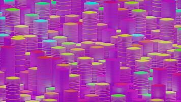 uma padronizar com muitos diferente cores video