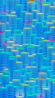a blue and yellow abstract pattern video