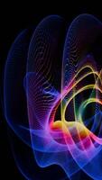 a colorful, abstractly, abstractly image of a flower video