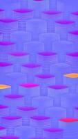 a blue and red abstract pattern with wavy lines video