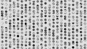 white color moving circular shapes 3d design loop able geometrical background video