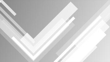 branco e Preto cor comovente retangular formas gradiente Projeto ciclo capaz geométrico fundo video