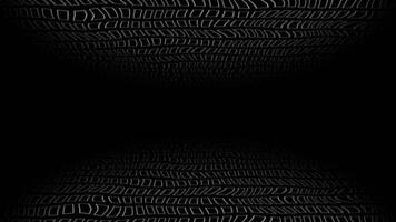 white color wavy rectangular shapes with 3d space modern design geometrical black background video