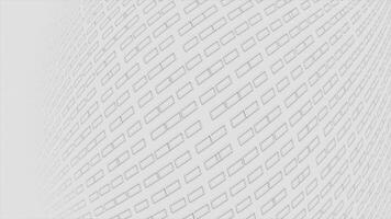 White and Black color diagonally moving square shapes 3d design loop able geometrical background video