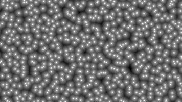 grå Färg slumpvis rör på sig skinande sfärisk gelé bollar abstrakt design slinga kapabel bakgrund video