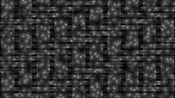 bianca colore brillante circolare puntini in movimento con filo struttura buio ciclo continuo in grado geometrico sfondo video