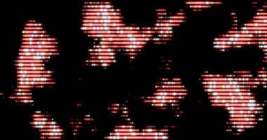 Slow Red and White Retro Lights Looped Scarce High Scale Pattern video