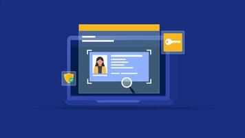 ID card verification for authentication video