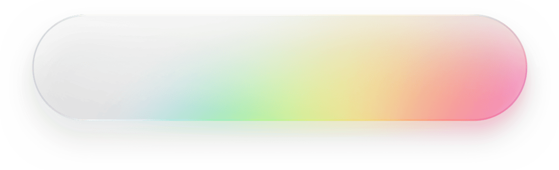 knapp glas effekt knapp regnbåge knapp lutning avrundad rektangel baner knapp hemsida transparent baner cta png