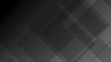 Dark geometric abstract background with overlapping squares video