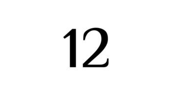 15 andra nedräkning på en vit bakgrund idealisk för presentationer, webbplatser, appar, och innehåll behöver en tid element video