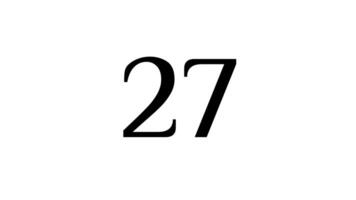 30 second countdown on a white background ideal for presentations, websites, apps, and content needing a time element video