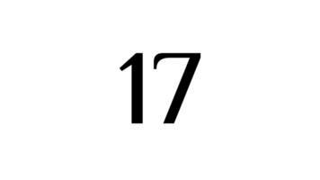 20 andra nedräkning på en vit bakgrund idealisk för presentationer, webbplatser, appar, och innehåll behöver en tid element video