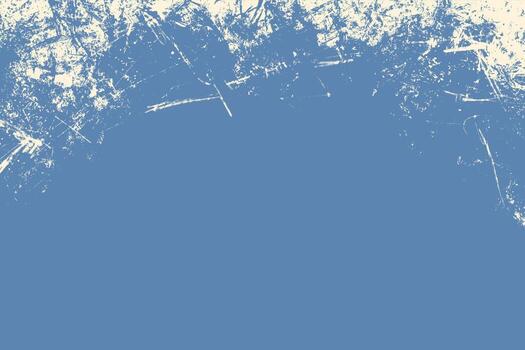 Monochrome grunge background. Distress weathered rough overlay texture with scratch lines. Grunge frame design with white paint spots. Winter texture vector