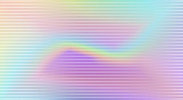 Ribbed fractal glass texture with holographic gradient. Ribbed glass gradient background template For web design, digital art, presentations, social media graphics, banner. illustration vector