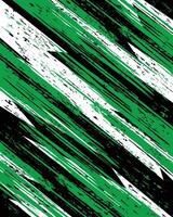 Green and white abstract brush strokes vector