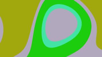 astratto biologico forma animazione. retrò terra tono sfondo ciclo continuo video