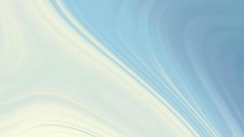 Abstract smooth background with elegant cream and blue flowing gradient lines video