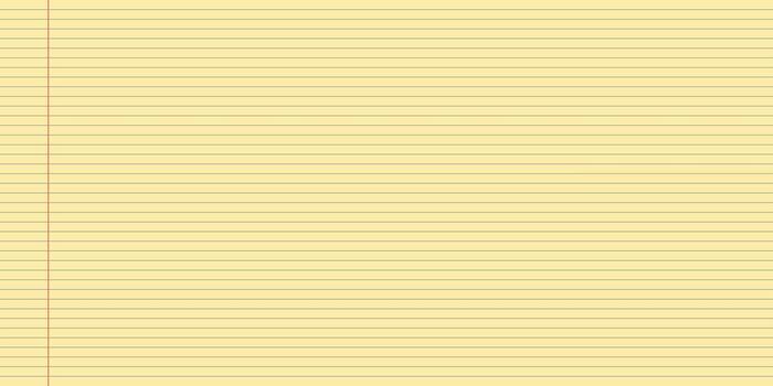 Legal yellow paper pad with ruled lines for paper or notebook with a clean background. Margin and writing sheet used in office memo stationery or classic templates. Professional and minimal style vector