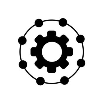 Icon a framework, isolated against a clean background, vector