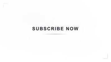 rena och minimalistisk animering visning de ring upp till verkan prenumerera nu video