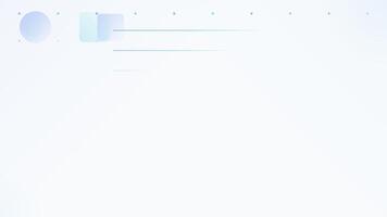 astratto animato sfondo con geometrico forme e gradienti visualizzato attraverso il schermo video