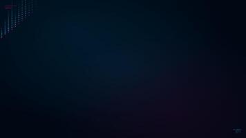 digital dados corrente fundo código fluindo através uma Sombrio azul tela video