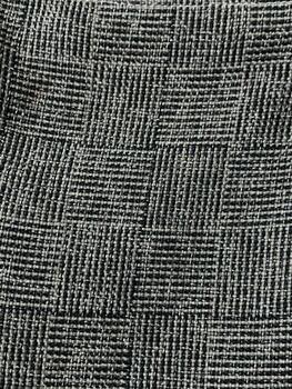 gris tejido tela textura con cheque modelo foto