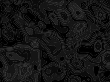 Topographic line map patterns background template vector