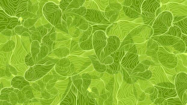 abstract leaf nature inspired pattern background vector