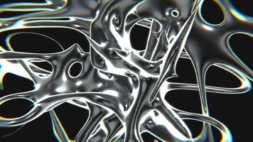 design av skarp kromtyp trogen y2k looping design element bakgrund video