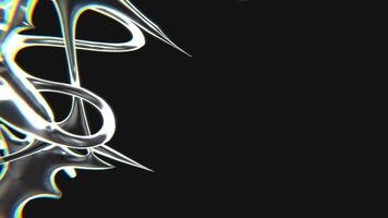 design av y2k kromtyp trogen y2k looping design element bakgrund video