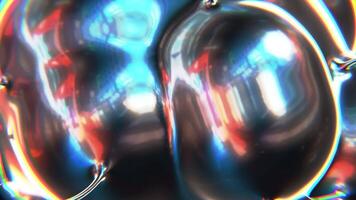 design av isolerat kromtyp trogen y2k looping design element bakgrund video