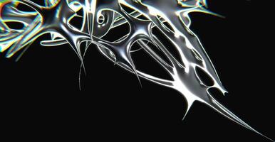 design av konceptuell kromtyp trogen y2k looping design element bakgrund video