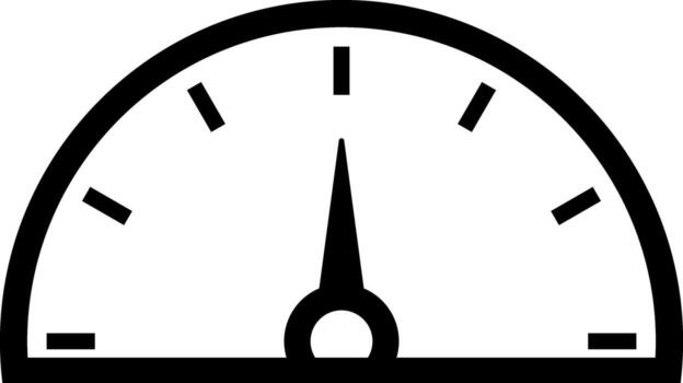 Speedometer speed icon Speed dials Dashboard elements Speed stencil vector