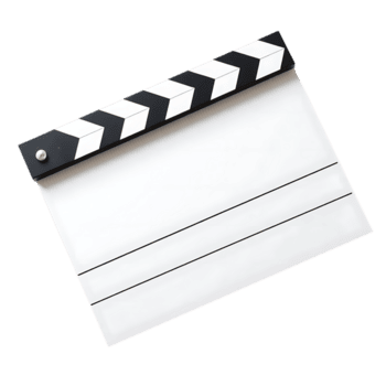 Weiß Film Klöppel Tafel png