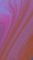 Vertical Abstract pink and purple background with swirling patterns and shimmering particles creates an ethereal atmosphere. video