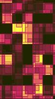 verticale dynamique abstrait Contexte animation avec géométrique formes et vibrant couleurs pour moderne conception projets video