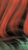 vertikal abstrakt röd och grön Vinka mönster med dynamisk rörelse, skapande en fascinerande och visuellt fantastisk effekt för bakgrunder. video