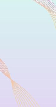 Gradient Abstract background with wavy lines in pastel colors Vertical illustration vector